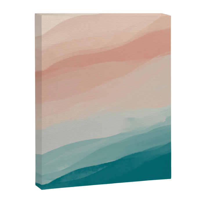 An Abstract Beach Walk Along The Shore Canvas Print Gallery Image 1