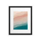 An Abstract Beach Walk Along The Shore Framed Art Print Gallery Image 6