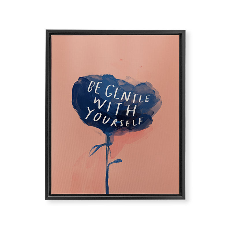Be Gentle With Yourself Framed Canvas Print Gallery Image 8