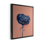 Be Gentle With Yourself Framed Canvas Print Gallery Image 2