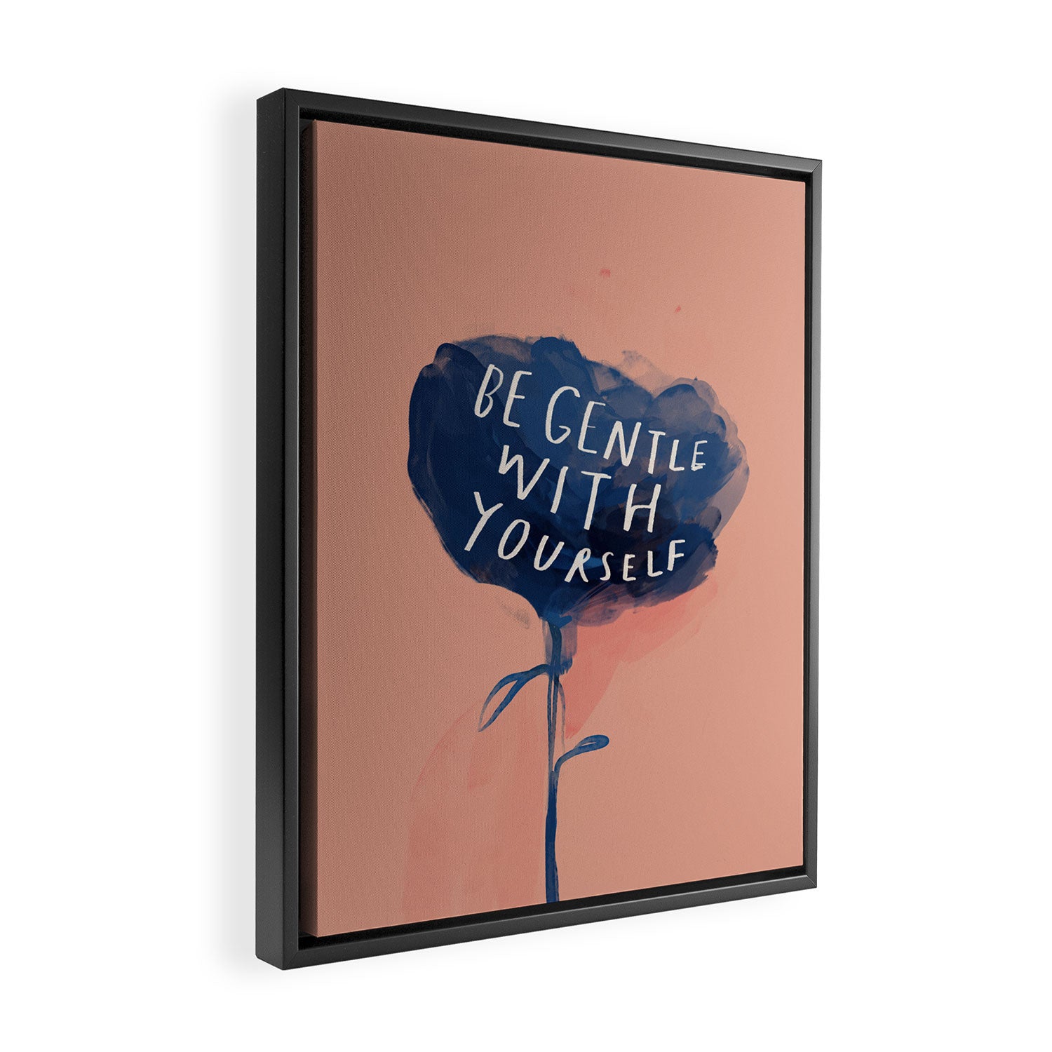 Be Gentle With Yourself Framed Canvas Print Gallery Image 2