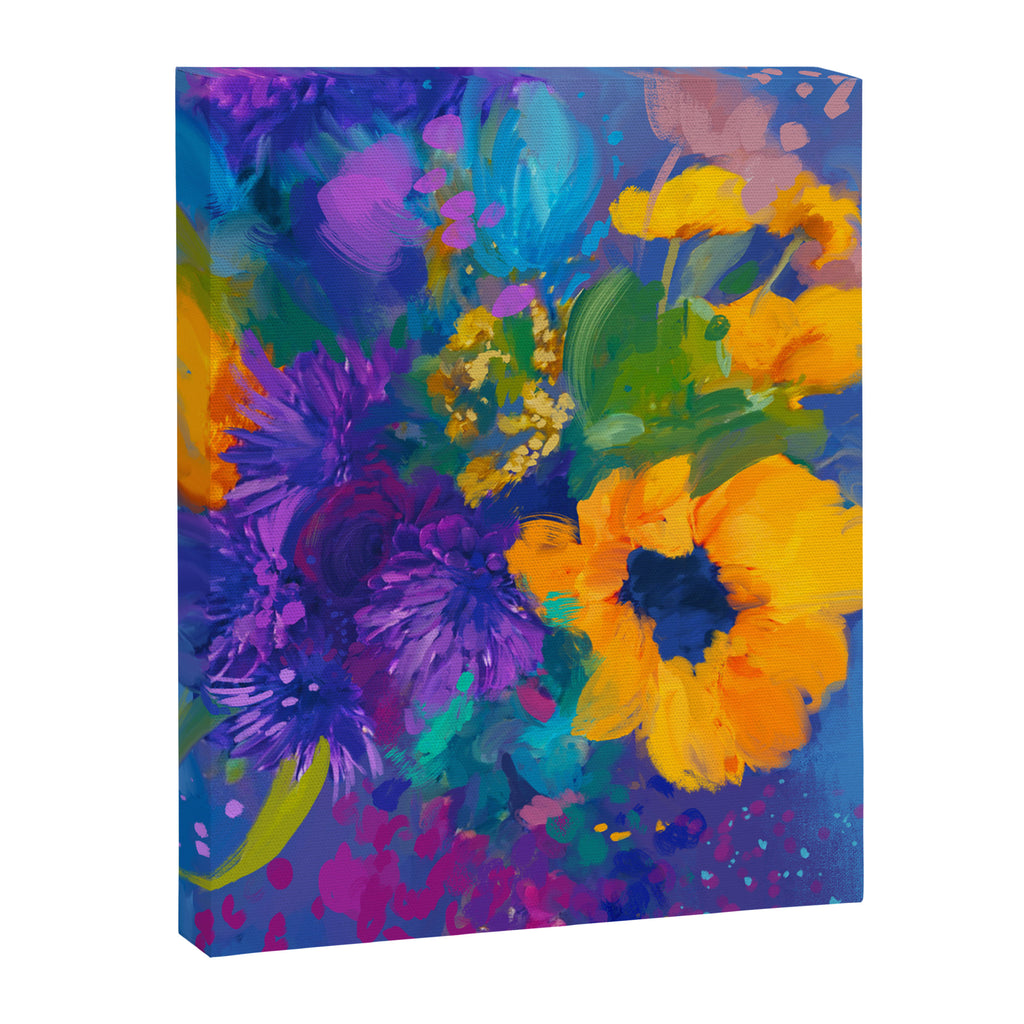 Bouquet In Blue Canvas Print Gallery Image 8