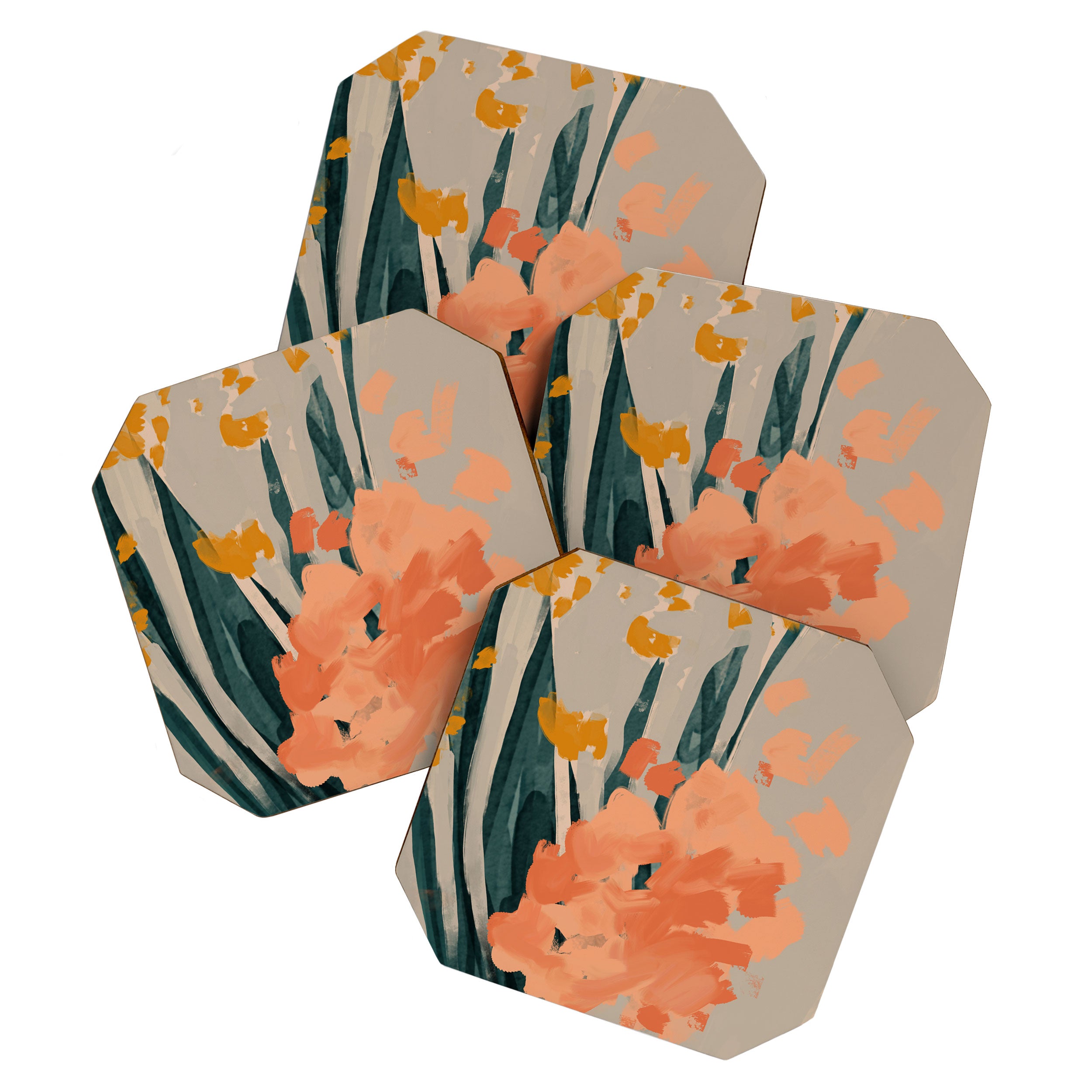 Bouquet Of Summer Citrus Coaster Gallery Image 1