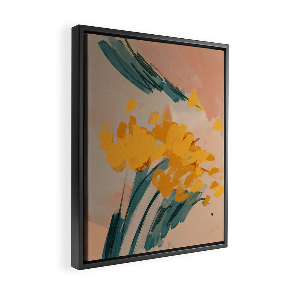 Bouquet Of Summer Sunshine Framed Canvas Print Gallery Image 2