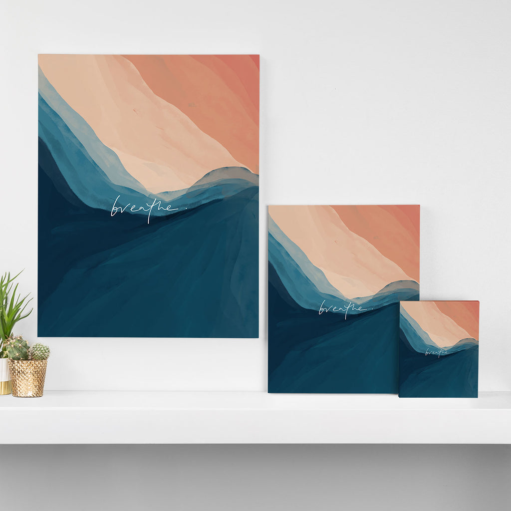 breathe. Canvas Print Gallery Image 3