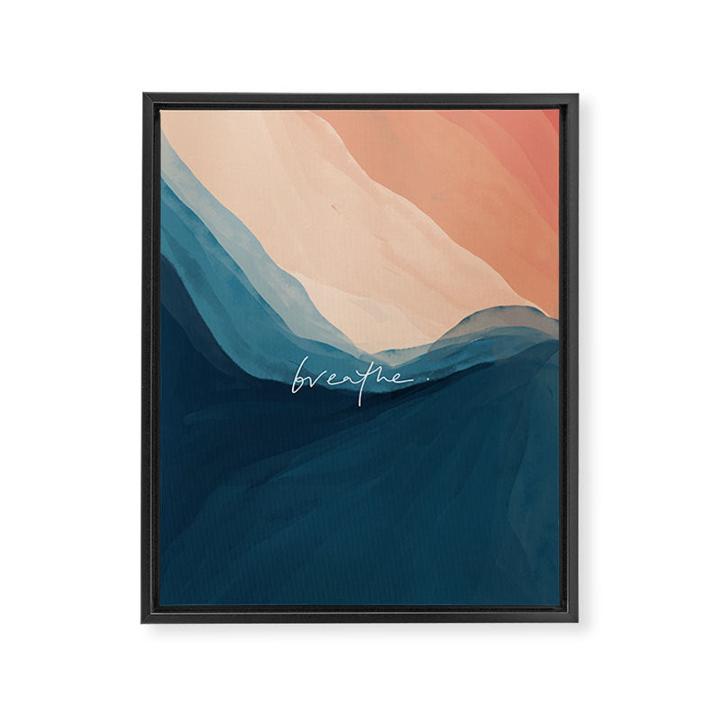 breathe. Framed Canvas Print Gallery Image 8