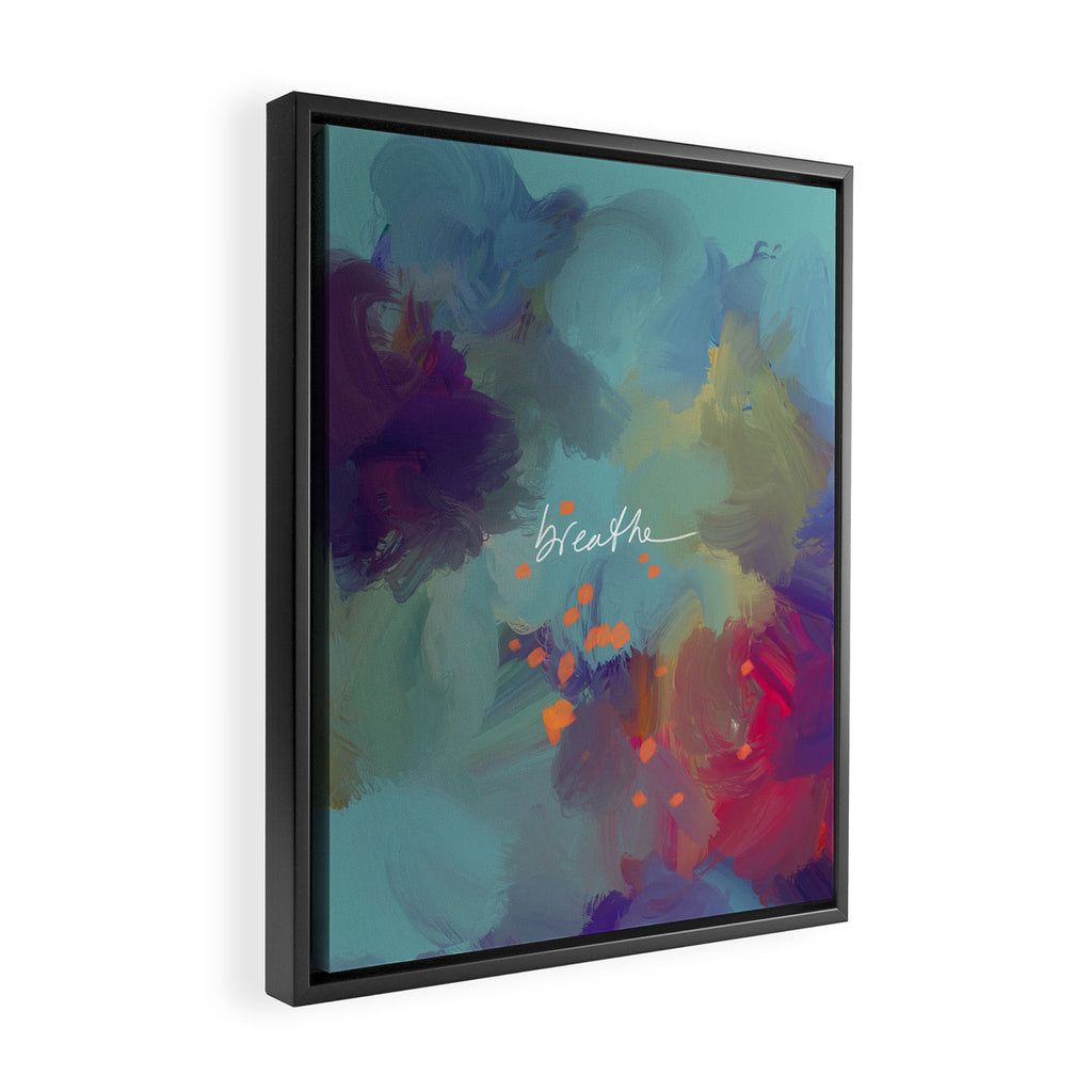 Breathe Framed Canvas Print Gallery Image 2