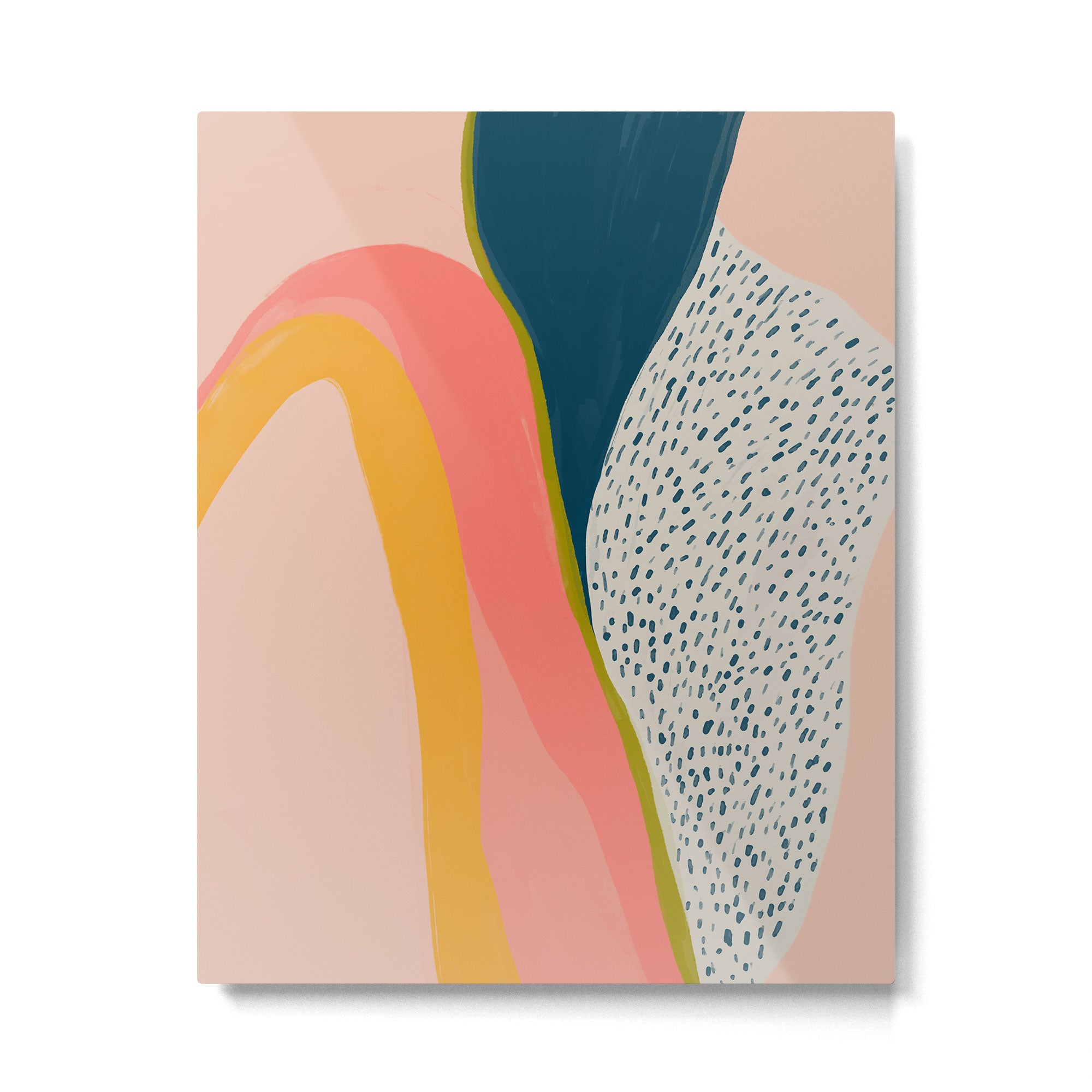 Colorful Abstract Textures Metal Print Gallery Image 6