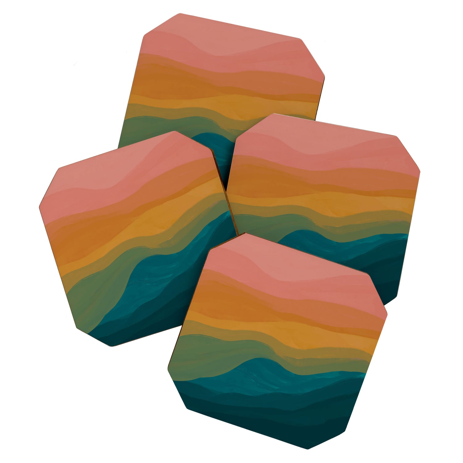 Desert Mountains In Color Coaster Gallery Image 1