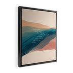 "Even Here, There Are All These Little Places Where The Light Gets In." Framed Canvas Print Gallery Image 2
