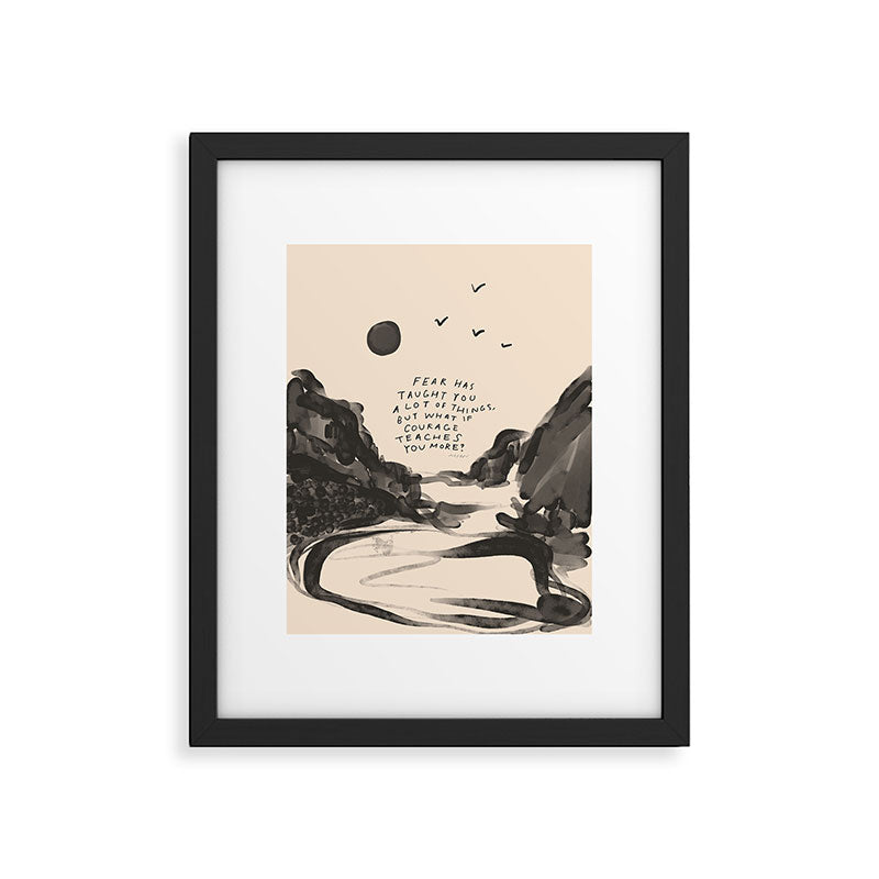 Fear Has Taught You Framed Art Print Gallery Image 4