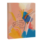 Find Joy. The Abstract Colorful Florals Canvas Print Gallery Image 3
