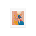 Find Joy. The Abstract Colorful Florals Art Print Gallery Image 1