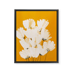 Flowers In Tangerine Framed Canvas Print Gallery Image 8
