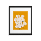 Flowers In Tangerine Framed Art Print Gallery Image 4
