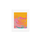 full color abstract sunset Art Print Gallery Image 1