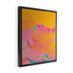 full color abstract sunset Framed Canvas Print Gallery Image 2