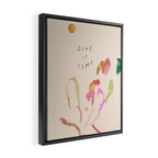 "Give It Time" Framed Canvas Print Gallery Image 2