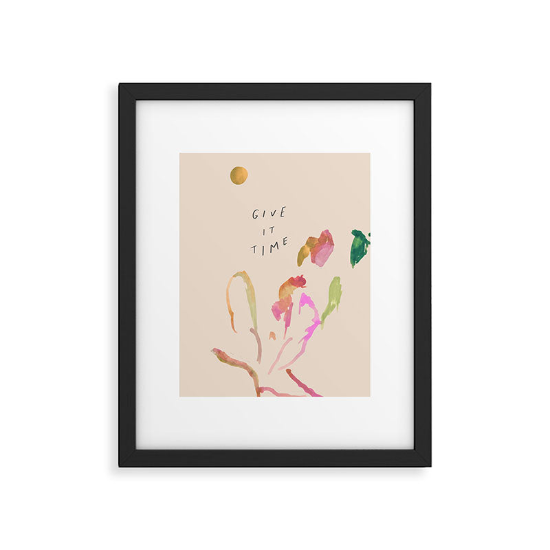 "Give It Time" Framed Art Print Gallery Image 4