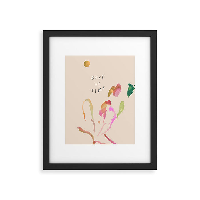 "Give It Time" Framed Art Print Gallery Image 1