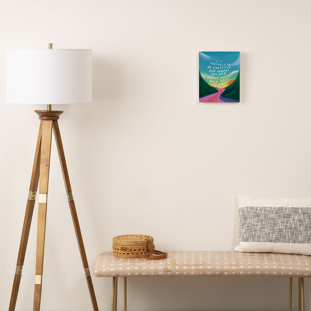Gratitude and Hope at the Same Time Canvas Print Gallery Image 2