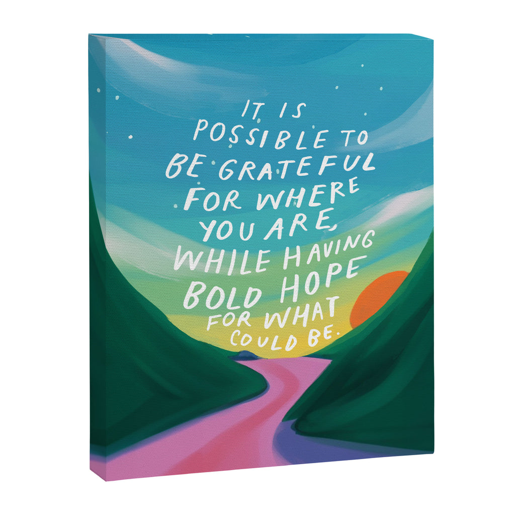 Gratitude and Hope at the Same Time Canvas Print Gallery Image 6