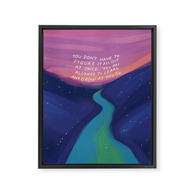 Grow as you go Framed Canvas Print Gallery Image 6