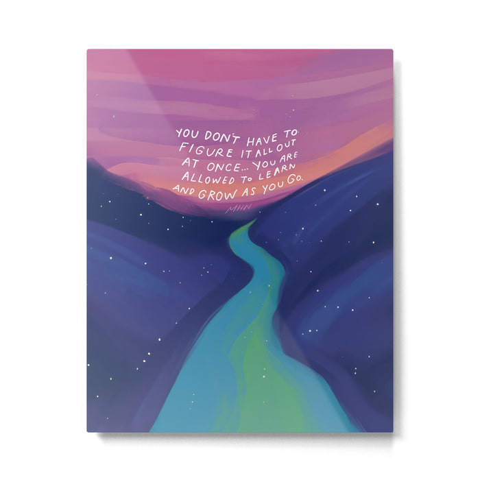 Grow as you go Metal Print Gallery Image 1