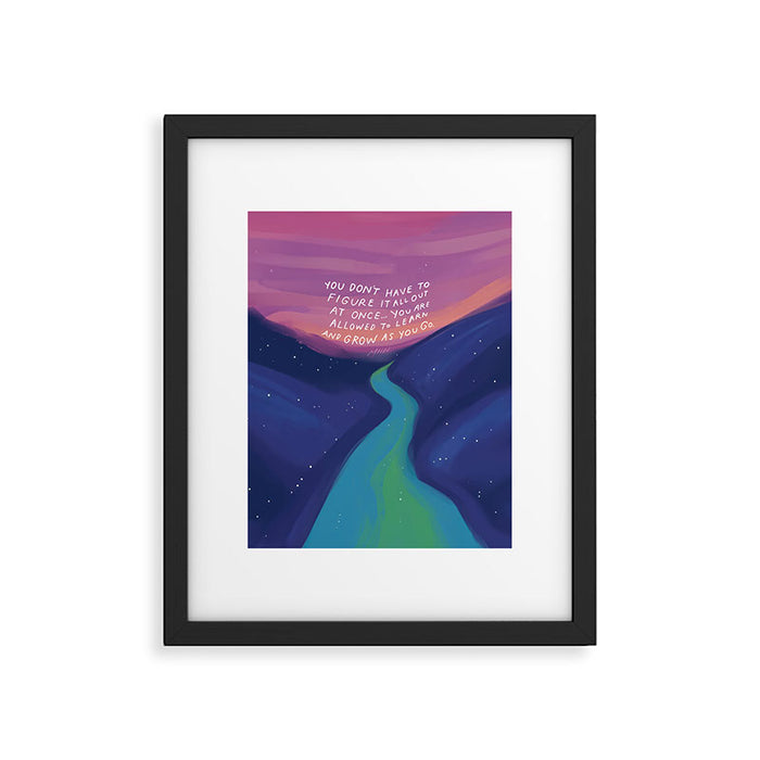 Grow as you go Framed Art Print Gallery Image 1