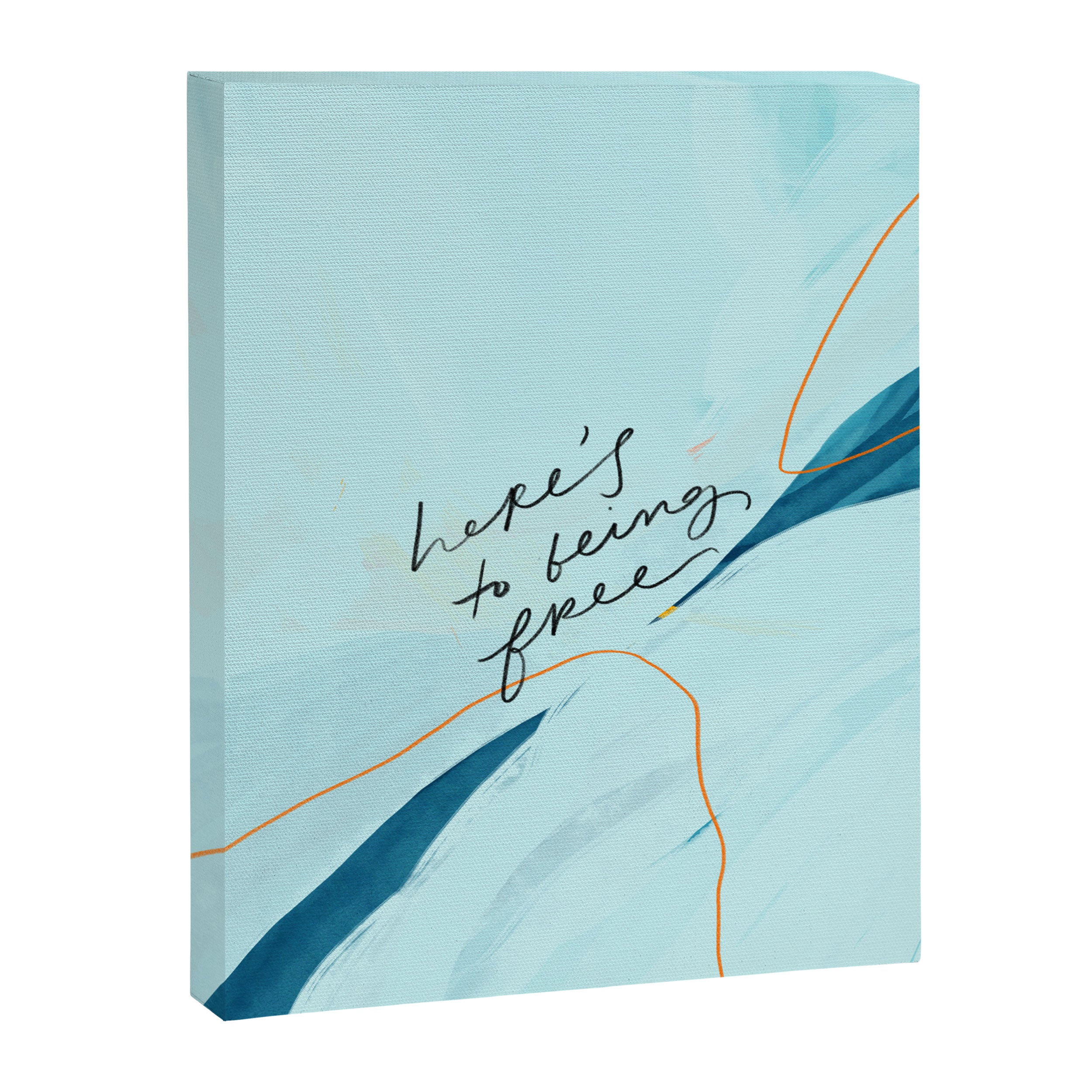 "Here's To Being Free." Canvas Print Gallery Image 8