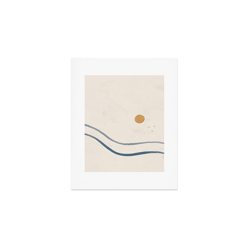 Highway to Sunrise Art Print Gallery Image 1