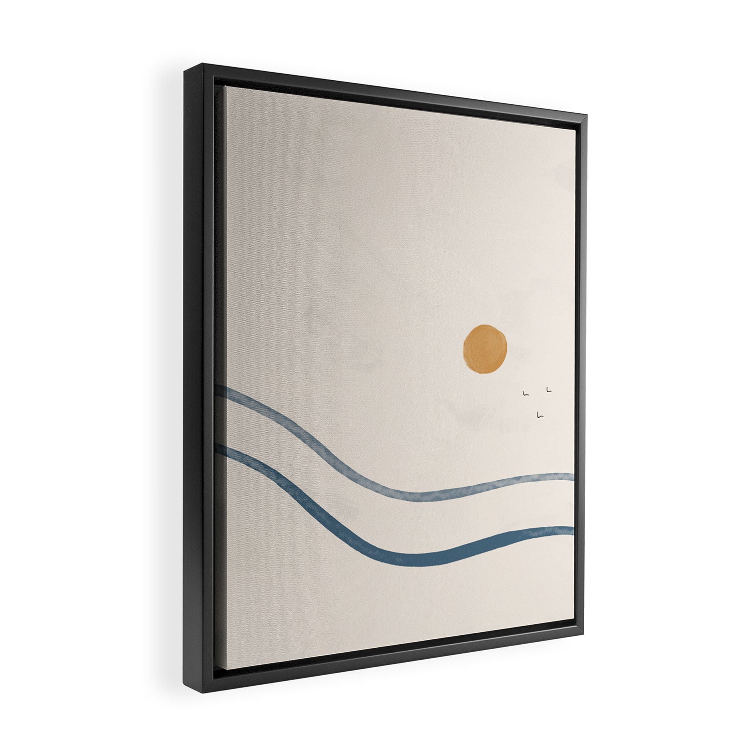 Highway to Sunrise Framed Canvas Print Gallery Image 2