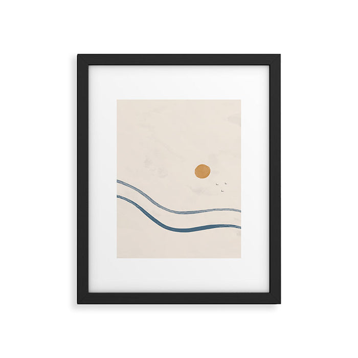 Highway to Sunrise Framed Art Print Gallery Image 1