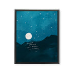 "Inhale Exhale It is Well It Is Well" Framed Canvas Print Gallery Image 8