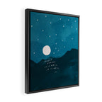 "Inhale Exhale It is Well It Is Well" Framed Canvas Print Gallery Image 2
