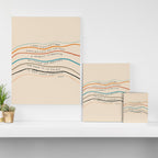 "I Hope In Hallways And Parking Lots You Can Take A Moment To Breathe, To Loosen Your Shoulders And Know It Is Okay To Not Know Everything." Canvas Print Gallery Image 3