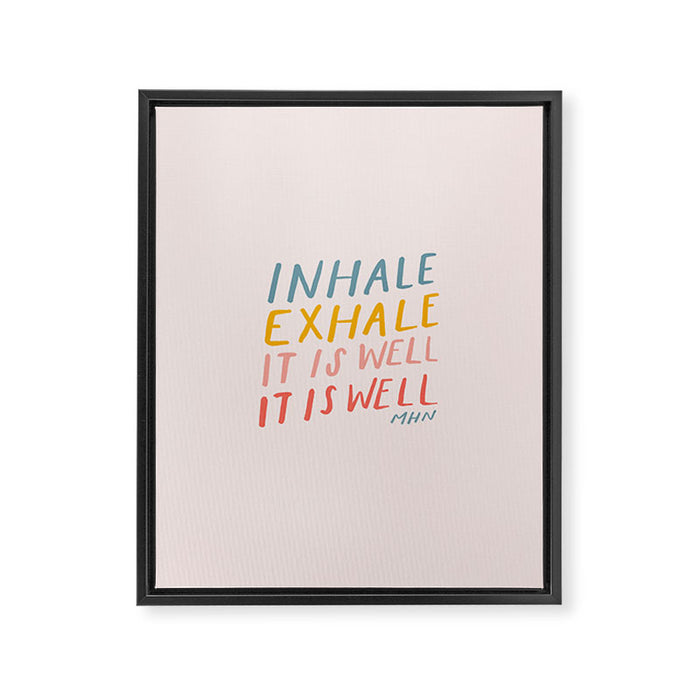 It Is Well Framed Canvas Print Gallery Image 1
