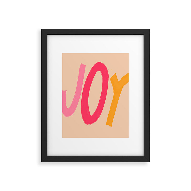 Joy Framed Art Print Gallery Image 4