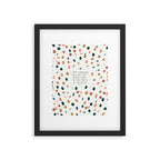 Joy in The Mess Of Things | Polka Dot Design Framed Art Print Gallery Image 4