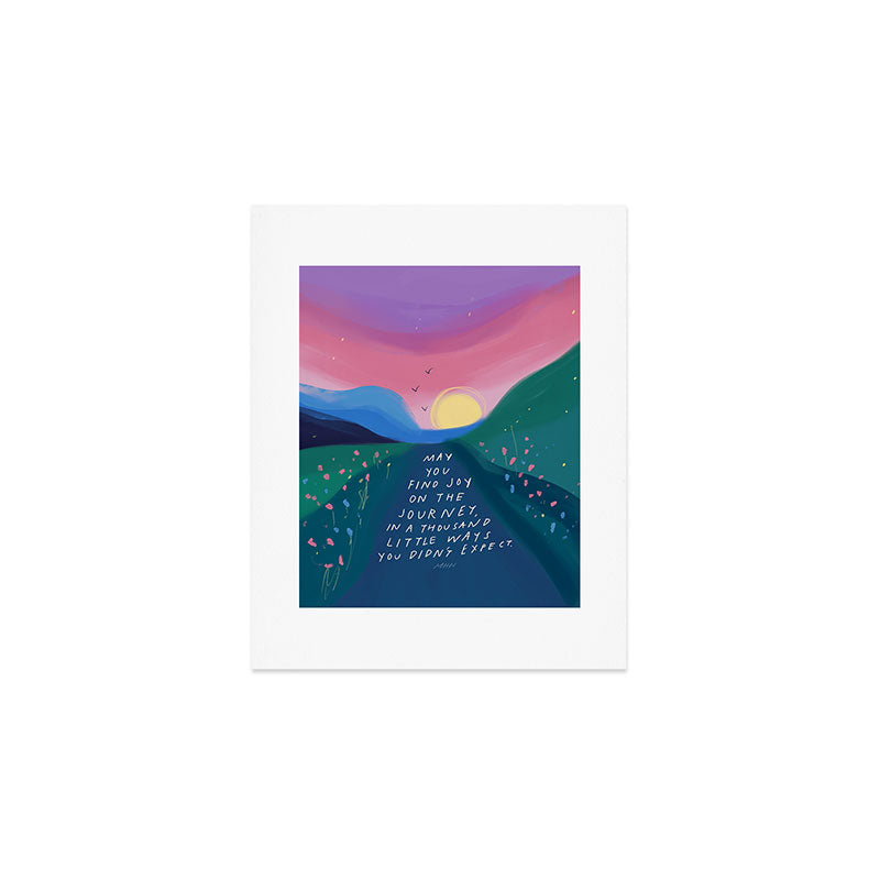 Joy on the journey Art Print Gallery Image 1