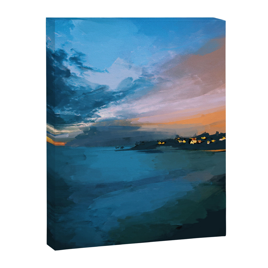 Laguna Beach At Night Canvas Print Gallery Image 8