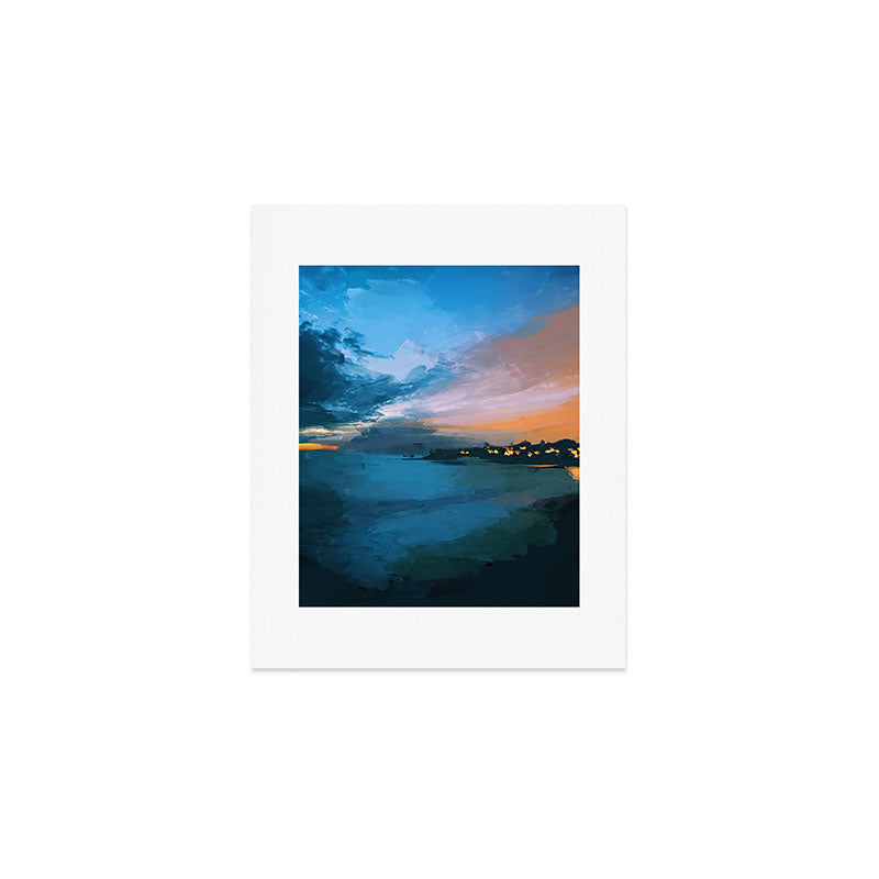 Laguna Beach At Night Art Print Gallery Image 1