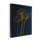 "Let Light Be A Sweet Rebellion In The Shadows." Framed Canvas Print Gallery Image 2