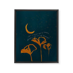 "Let Light Be A Sweet Rebellion In The Shadows" Framed Canvas Print Gallery Image 8