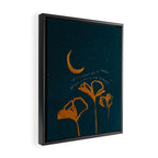 "Let Light Be A Sweet Rebellion In The Shadows" Framed Canvas Print Gallery Image 2