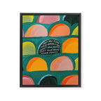 Meet New Books, Meet New People - Book Lover Art Framed Canvas Print Gallery Image 6