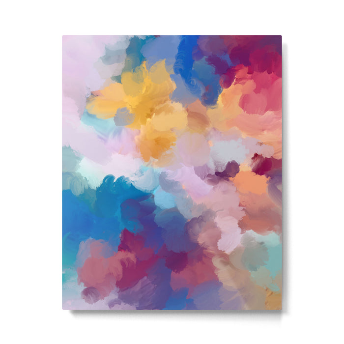 New Beginnings In Full Color | Abstract Texture Color Design Metal Print Gallery Image 1
