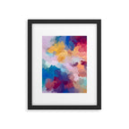 New Beginnings In Full Color | Abstract Texture Color Design Framed Art Print Gallery Image 6