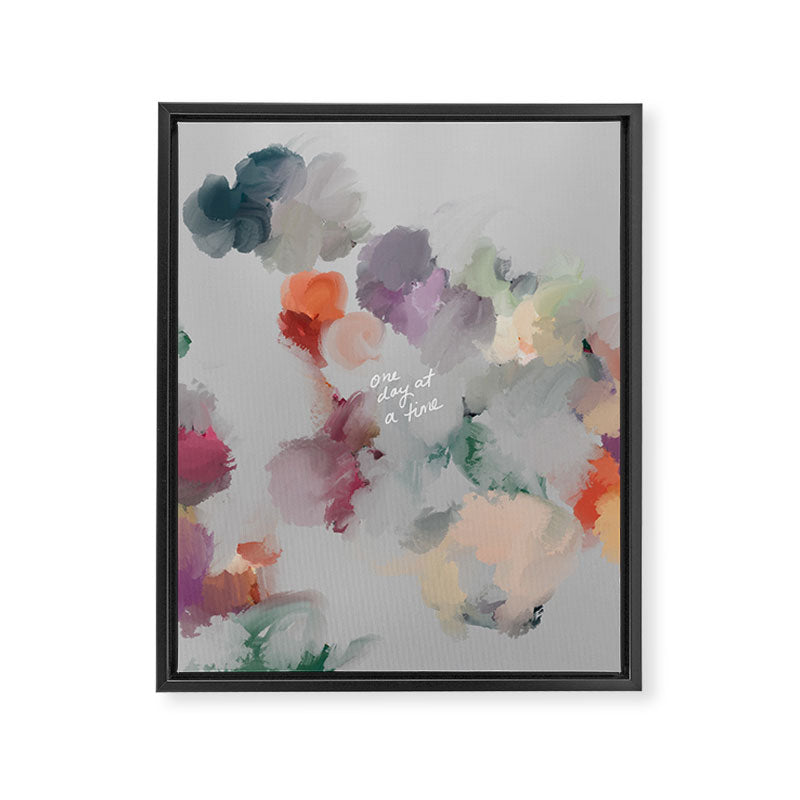 One Day At A Time Framed Canvas Print Gallery Image 8