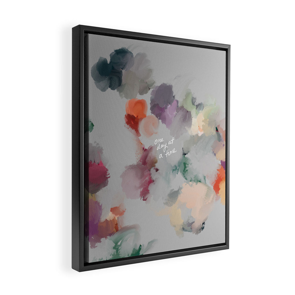 One Day At A Time Framed Canvas Print Gallery Image 2